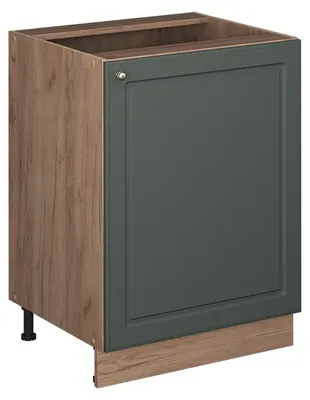 Obrázek produktu pro Spodní skříňka kuchyňské linky Vicco Fame-Line Zelená zlatá země/Zlatý mocný dub 60 cm 1 dvířka bez pracovní desky, Model 65197