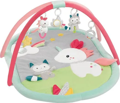 Produktbild von 3-D-Activity-Decke Aiko & Yuki – Spielbogen mit 5 abnehmbaren Spielzeugen