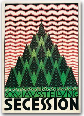 Produktbild von Retro Poster Kunst Österreich Sezession 30x40