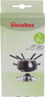 Produktbild von Metaltex Fondue-Brenngel 2 Stück