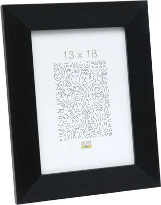 Obrázek produktu pro Plastový rám Deknudt S42P černý 18x24 cm
