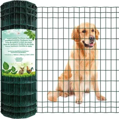 Produktbild von Famanu Gartenzaun - Langlebiges, vielseitiges Zaunnetz - Grün