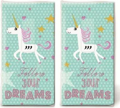 Produktbild von 2x 10 Taschentücher Follow your Dreams