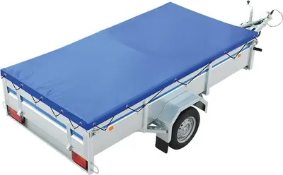 Produktbild von ProPlus anhänger Segel 257,5 x 134,5 x 5 cm blau 500gr/m²