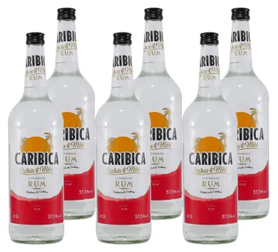 Produktbild von Caribica White & Mild Rum (6 x 1,0L)