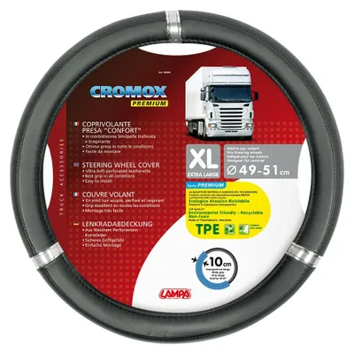 Produktbild von Lenkradbezug Lampa Cromox, aus Skeentex - XL - Ø 49/51 cm