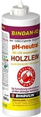 Produktbild von Holzleim BINDAN-IQ pH-neutral 1000 g Flasche der intelligente Holzleim inkl. Leimpsachtel und Pinsel von E-Com24 (BINDAN-IQ pH-neutral 1000 g Flasche)