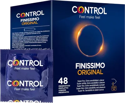 Produktbild von Control Finissimo Original Extra Dünne Kondome 0,05 mm – 48 Stück für höchste Se