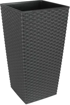 Produktbild von Hochkübel Finezia 40x40x75 Rattan anthrazit