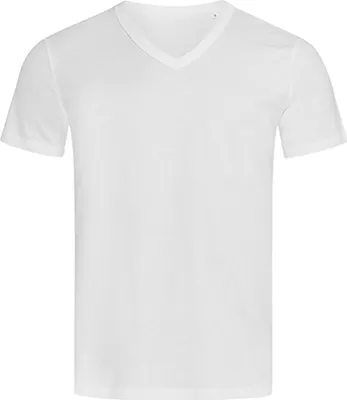 Immagine prodotto di Stedman ST9010 | Maglietta da uomo con scollo a V Ben - Colore: Bianco - Taglia: M