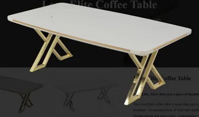 Immagine prodotto di Tavolino da salotto bianco Design Tavoli d'arredo eleganti Tavoli da caffè