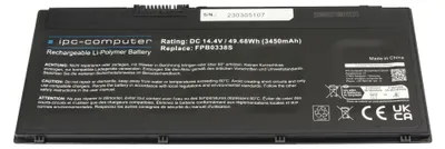 Produktbild von 34074674 Akku 49,68Wh für Fujitsu