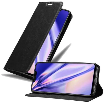 Image de Cadorabo Housse pour Huawei P SMART PLUS 2019 Housse en noir Housse pour portable Etui Case Cover Fermeture magnétique