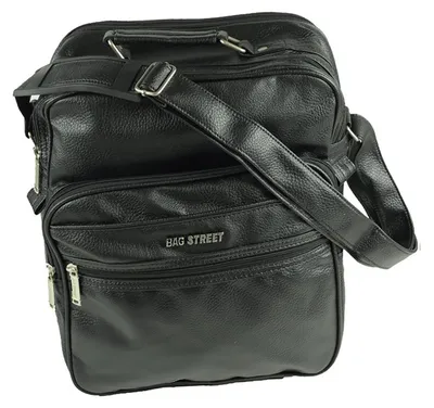 Produktbild von Bag Street Kunstleder Tasche Herren schwarz 28x14x36 D2OTJ131S