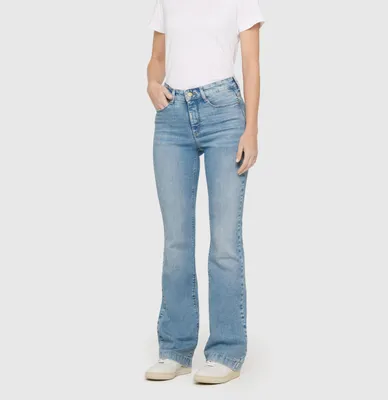 Produktbild von - MAC JEANS - DREAM BOOT, Authentic mega flex - Flared Fit - 5429-90-0358L-D215 - blau Größe 36/30