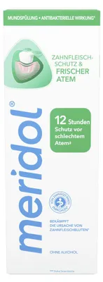 Obrázek produktu pro Meridol ústní voda, svěží dech, ochrana dásní, balení 400 ml