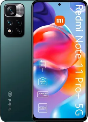 Produktbild von Xiaomi Redmi Note 11 Pro+ Dual-SIM Smartphone 8/128GB Grün Forest Green