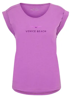 Productafbeelding van Venice Beach dames T-shirt, model Vb_Arden, paars, maat XL (EU)