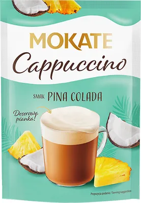 Zdjęcie produktu dla Kawa Cappuccino MOKATE o smaku Pina Colada 40 g