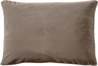 Produktbild von Pichler Velours uni Kissenhülle 2er Set 44 x 28 cm MELVA Rechteck taupe