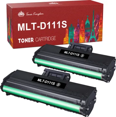 Produktbild von Kompatibel 2x Schwarz Toner für Samsung MLT-D111S Patronen für Samsung Xpress M2070 M2070W M2020W M2022W M2070FW M2078W SL-M2026W SL-M2070W SL-M2070FW SL-M2078W SL-M2026 SL-M2022 SL-M2020 MIT CHIP