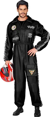 Produktbild von Rennfahrer Overall Herren schwarz M