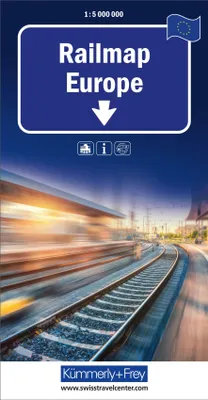 Produktbild von Kümmerly+Frey Europa, Railmap 1:5 Mio.