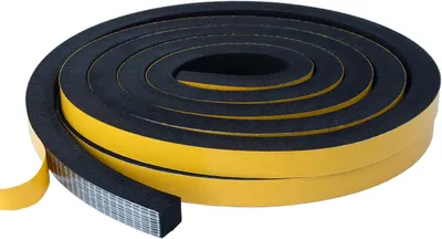 Produktbild von Zugluftstopper Türdichtungsstreifen, 2 Rollen 12 mm (B) x 10 mm (T)/2 m (L), Zugluftstopper für Fenster und Türen, selbstklebender Fensterdichtungsstr