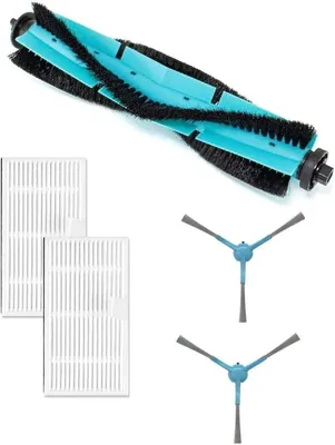 Ersatzteil-Set für Saugroboter: 1 Hauptbürste, 2 HEPA-Filter, 2 Seitenbürsten