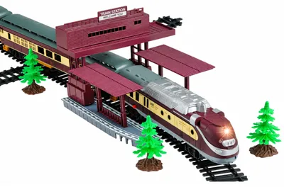 Image de Fenfa Train Électrique Coffret 5 Wagons Accessoires