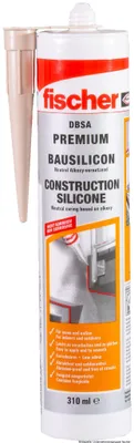 Produktbild von fischer Bausilicon Construction Pro SI (DBSA), schiefergrau, 310 ml