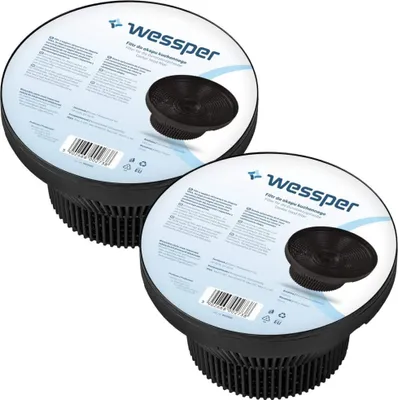 Produktbild von Wymienny filtr Wessper z węglem aktywnym do modelu C3C - 61801251, 531371 - odpowiedni do masek wyciągów Teka GFH55 / GFH73 / GFG2 / TL1-62 / CNL2, Küppersbusch, Gorenje, Smeg - 2 sztuki