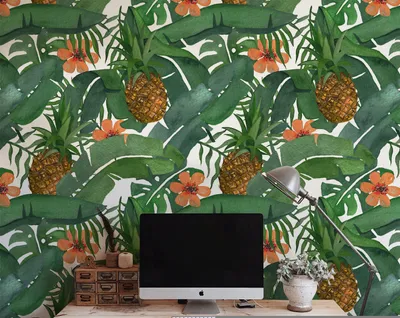Produktbild von Coloray Fototapete 104x70 cm Vlies-Fototapete - Ananas Ananas
