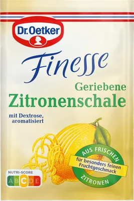 Immagine prodotto di Oetker Finesse buccia di limone grattugiata 3er 3x 6g