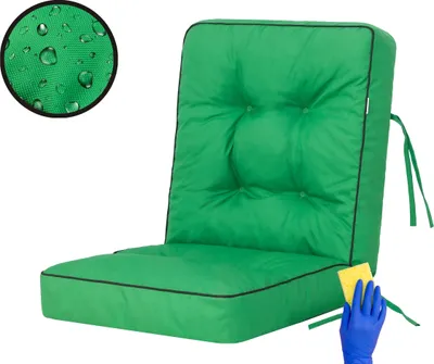 Image de Hobbygarden Coussin de balançoire Venus - 50 cm Coussin de banc Garden coussins de balançoire Coussins de balançoire balançoire hollywoodienne - Venus - 50 cm - vert