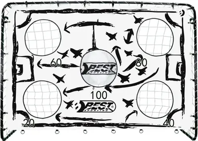 Produktbild von Best Sporting 11076 Fußballtor TAKTIK 213 x 152 cm mit Torwand
