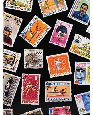 Image de Exacompta 5x Album de timbres Sport 16 pages noires 22,5x30,5 cm Visuel 25130E