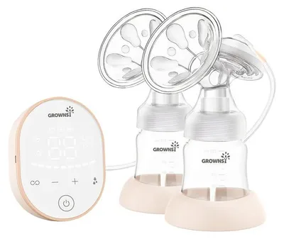 Obrázek produktu pro Grownsy dvojitá elektrická odsávačka mateřského mléka pro miminka