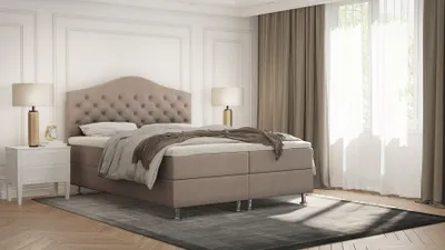 Obrázek produktu pro Elegantní postel LADY - 180x200, béžová