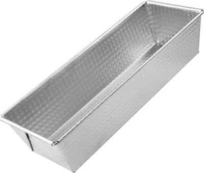 Produktbild von Zenker Kastenform, Königskuchenform für leckere Brote und Kuchen, Backform aus Weißblech, geeigent für Elektro- und Gasofen, (Farbe: silber)