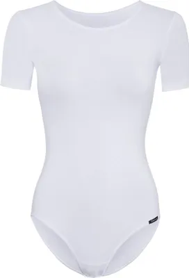 Produktbild von SKINY Damen Body Kurzarm Bodysuit Shirtbody Oberteil Body Collection S M L XL, Farbe:Weiß, Größe:M, Artikel:-0500 white
