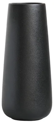 Immagine prodotto di Vaso nero, 28 cm, in Vetroceramica, design moderno, ideale per la decorazione d'interni