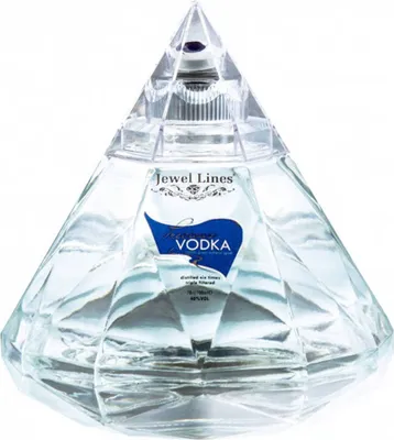 Produktbild von Jewels Lines Precious Vodka 40% Vol. 0,7l in Geschenkbox mit Ausgießer