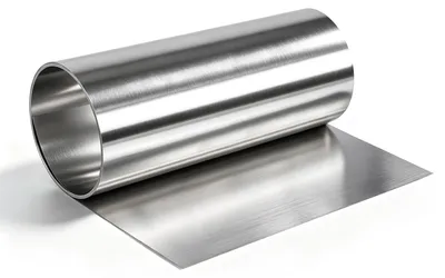 Edelstahl-Feinblechfolie 0,2x200x1000 mm, 304er Stahl, zum Schneiden