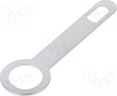 Produktbild von 10x Lötverbinder Ring 0,3mm M4 schraubbar verbert  Messing 60-2814-51/0090 -Lötansc
