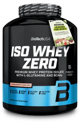 Obrázek produktu pro Biotech USA Iso Whey Zero 1816g Jahoda