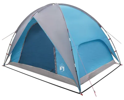 Immagine prodotto di Tenda da campeggio vidaXL con copertura antipioggia, impermeabile, blu, 245 x 245 x 149 cm
