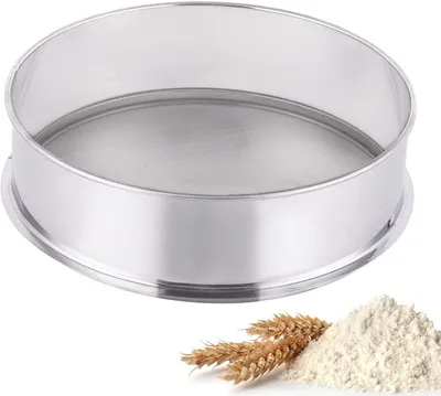 Imagen del producto de Tamiz de acero inoxidable, con un diámetro de 300 mm y una malla de 40, para polvos y granulados