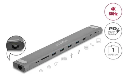 Productafbeelding van Delock Dockingstation - USB-C / Thunderbolt 3