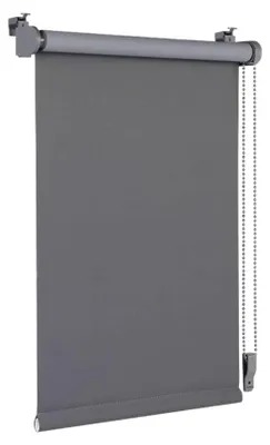 Produktbild von Verdunkelndes Thermorollo Grau 40x130 cm – Ohne Bohren